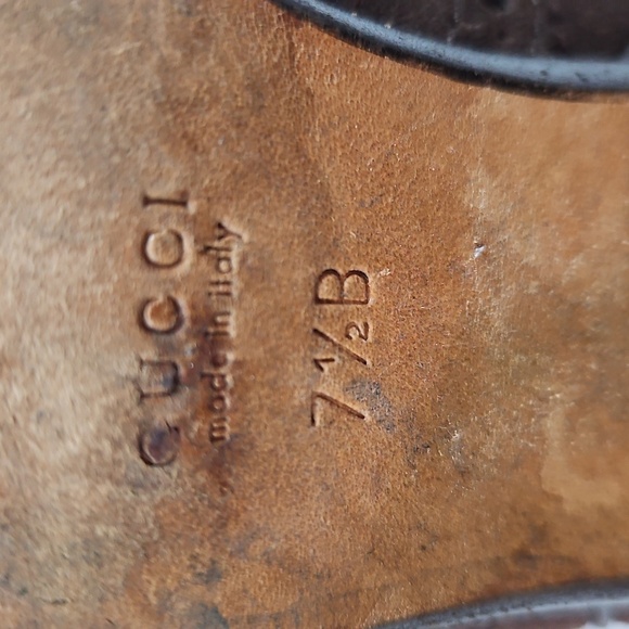 Gucci Brown Suede Women's Boots Size 7.5 - Picture 11 of 11